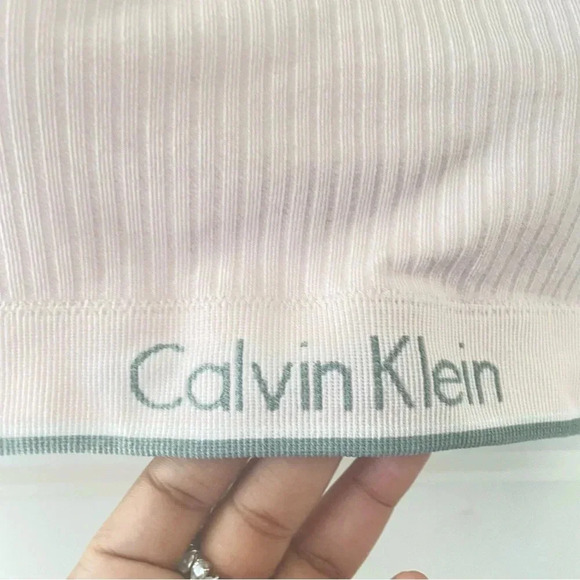 CALVIN KLEIN PINK SPORT RIBBED SEANLESS BRA ADJUSTABLE STRAPS SIZE M - Picture 5 of 12